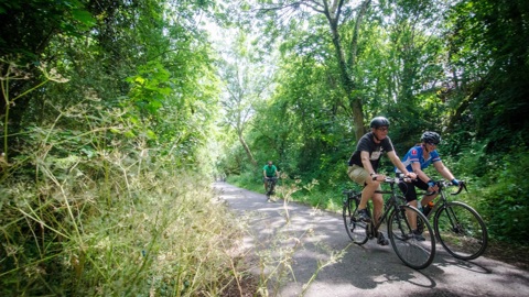 Two People Ride Along The LEJOG Route