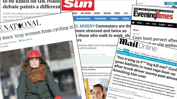 A Compilation Of Newspaper Headlines Regarding Active Travel