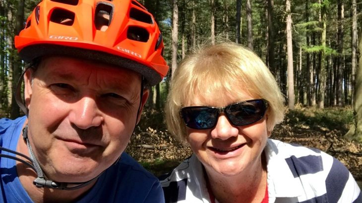 Jill and her Husband Richard now do up to 40-50km rides every other day