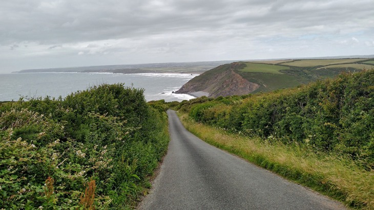 Views along National Route 3 in Millook