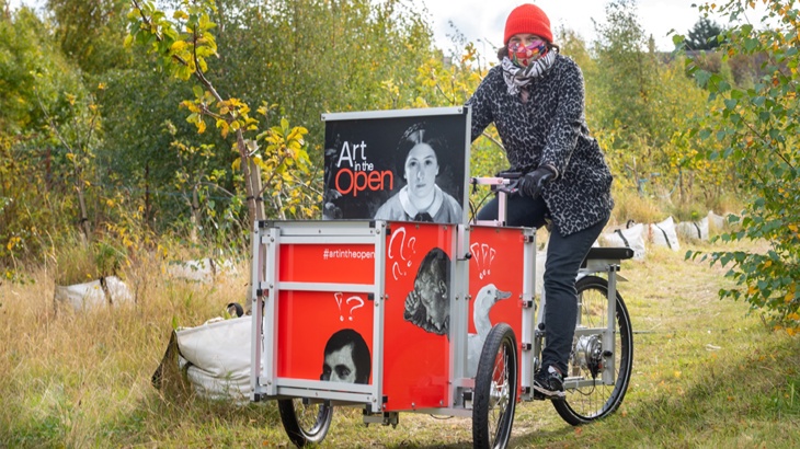 Branded cargo bike