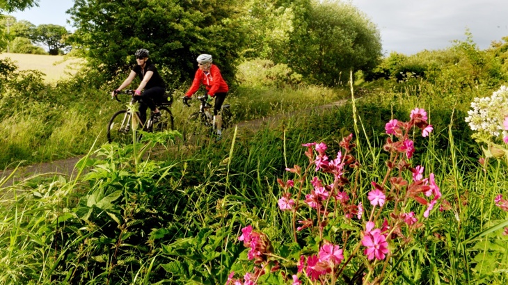 Cyclists on Cumbria C2C
